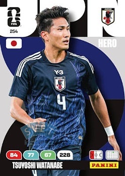 Tsuyoshi Watanabe Japan Panini FIFA World Cup 2026 Adrenalyn XL #254